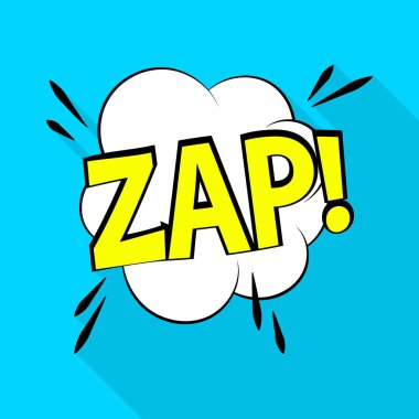 Simgesi, pop sanat tarzı zap