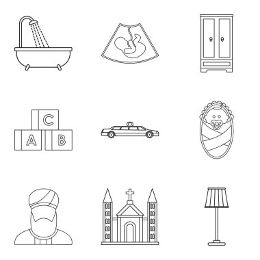 Hostes Icons set, anahat stili