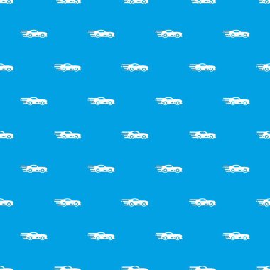 Spor araba desen vektör kesintisiz mavi
