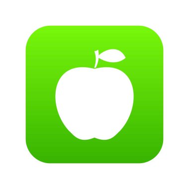 Apple simgesini dijital yeşil