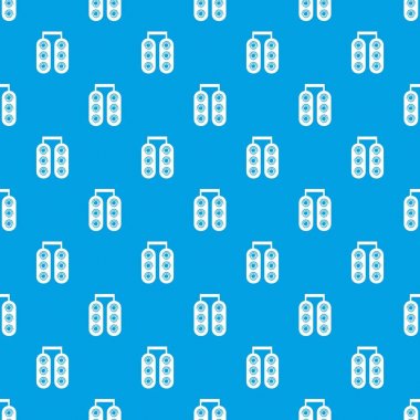 Trafik ışığı desen vektör kesintisiz mavi