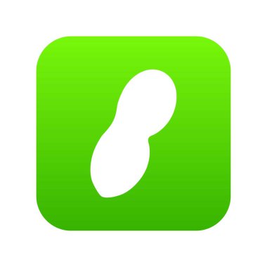 Fıstık simgesi dijital yeşil