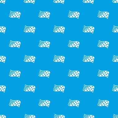 Bitiş bayrak desen vektör kesintisiz mavi