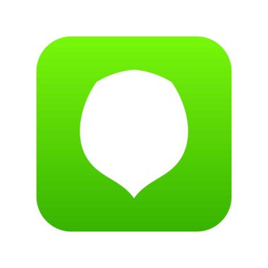 Fındık simgesi dijital yeşil