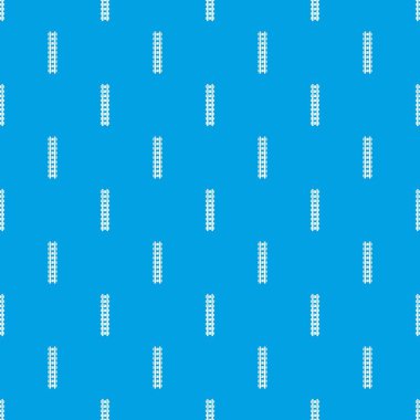 Demiryolu desen vektör kesintisiz mavi