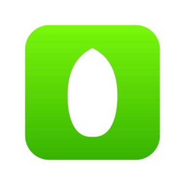 Pekan somun simgesi dijital yeşil