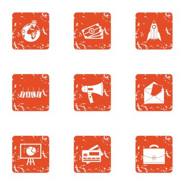 Kapanışı simgeler kümesi, grunge tarzı