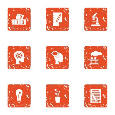 Akıllı becerikli simgeler kümesi, grunge tarzı