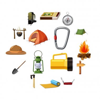 Christmas Icons set, izometrik 3d stili