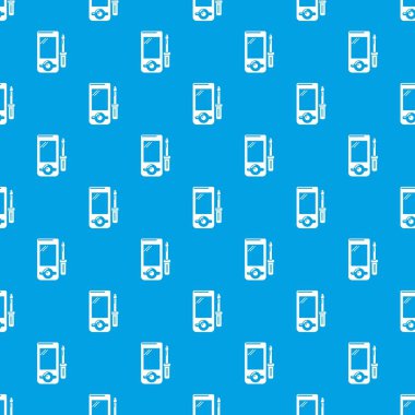 Oyuncu onarım desen vektör kesintisiz mavi