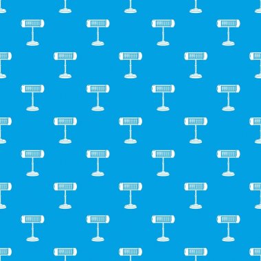 UFO ısıtıcı desen vektör kesintisiz mavi