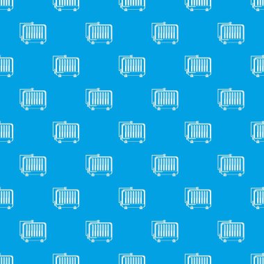 Elektrik pille desen vektör kesintisiz mavi