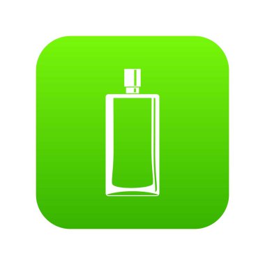 Koku şişe simgesi dijital yeşil