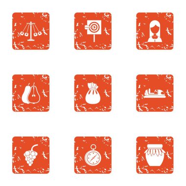 Ciddi simgeler kümesi, grunge tarzı