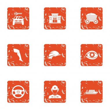 Denizde taşınan simgeler kümesi, grunge tarzı