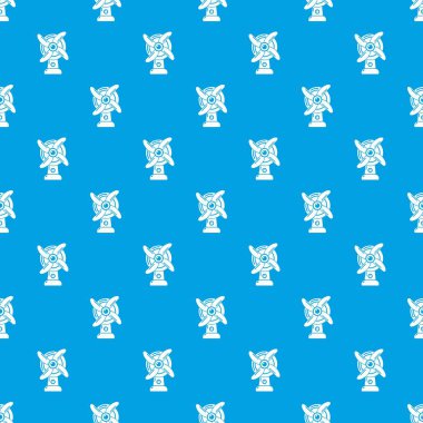 Vantilatör desen vektör kesintisiz mavi