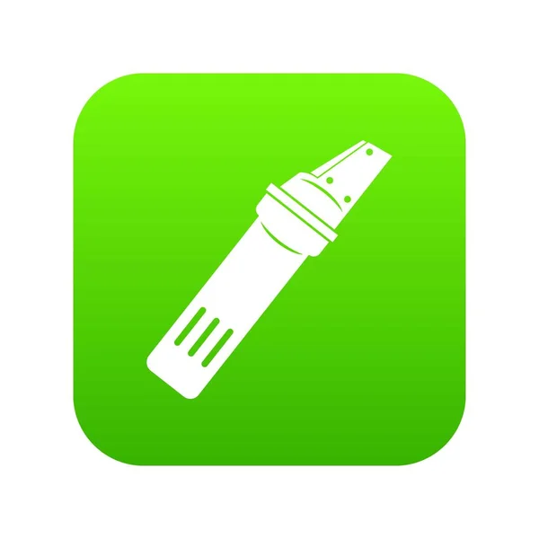 Coupe-verre icône numérique vert — Image vectorielle