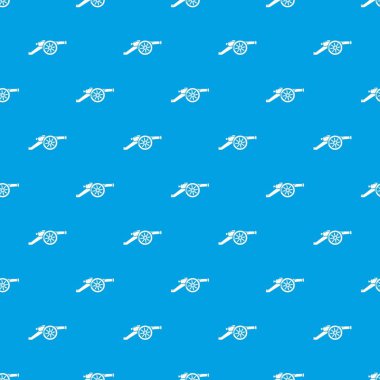 Otomatik silah desen vektör kesintisiz mavi