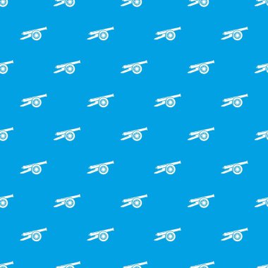 Düşman savaş topu desen vektör kesintisiz mavi