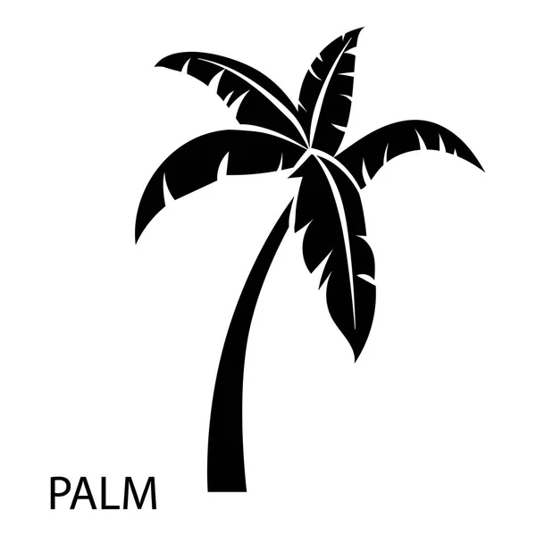 Palmen-Ikone, einfacher Stil — Stockvektor