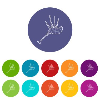 Gayda simgesi, anahat stili