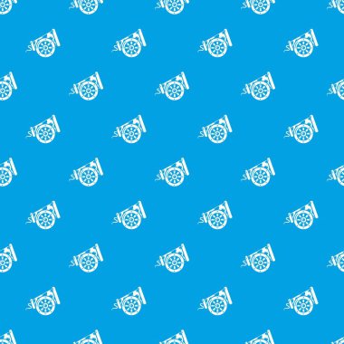 Büyük silah desen vektör kesintisiz mavi