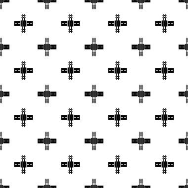 Demiryolu geçidi tasarlamak vektör sorunsuz