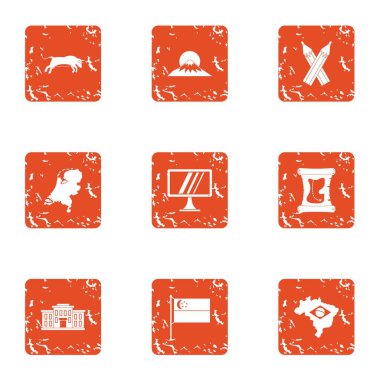 İl yolculuk simgeler kümesi, grunge tarzı