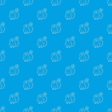 Rhinopithecus desen vektör kesintisiz mavi