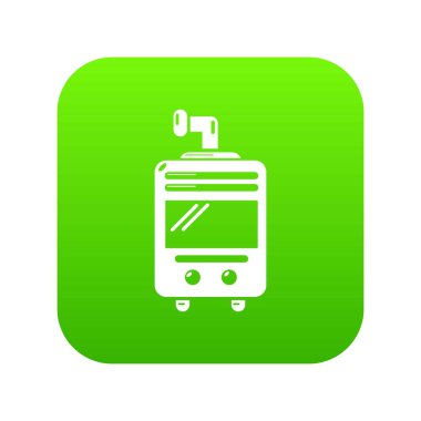 Fırın-soba simge yeşil vektör