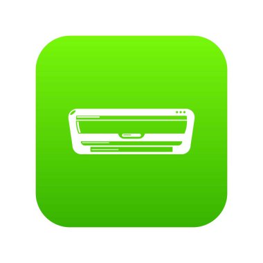 Split sistem simge yeşil vektör