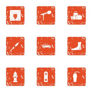 Ölümünden sonra simgeler kümesi, grunge tarzı