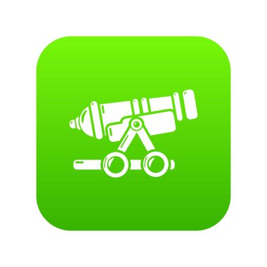 Kıyı top yeşil simge vektör