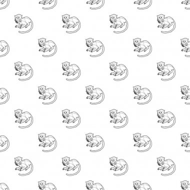 İmparatorluk tamarin tasarlamak vektör sorunsuz