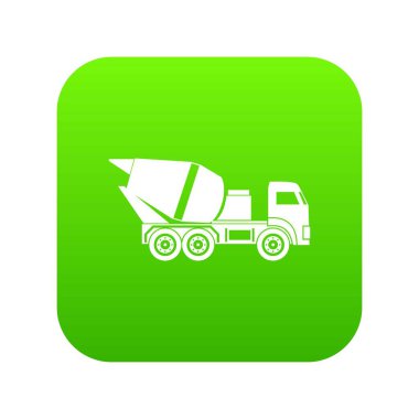 Beton simgesi dijital yeşil bina Mikser