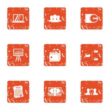 Komut seçeneği simgeler kümesi, grunge tarzı