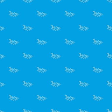 Barbekü desen vektör kesintisiz mavi pişirme sosis