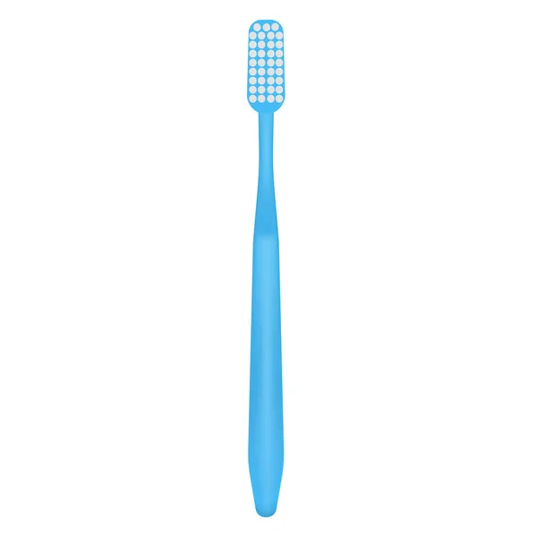 Brosse à dents à poils icône, style réaliste — Image vectorielle