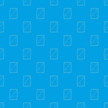 Pamuk bud desen vektör kesintisiz mavi