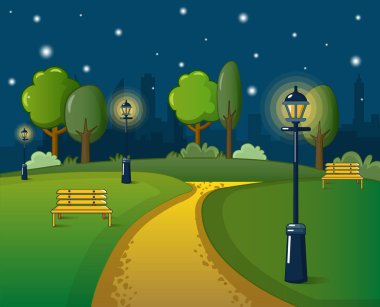 Park kavramı, karikatür tarzı