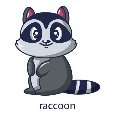 Rakun simgesi, karikatür tarzı