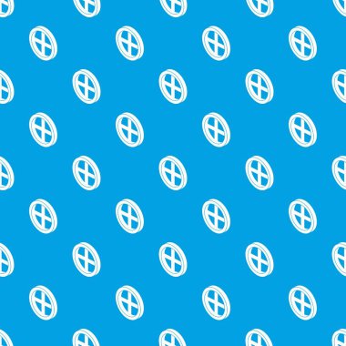 Çatı pencere çerçeve desen vektör kesintisiz mavi