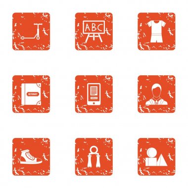 Ortaokul simgeler kümesi, grunge tarzı