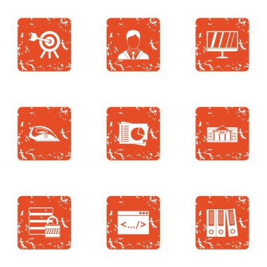 Tarihi bilgi simgeler kümesi, grunge tarzı