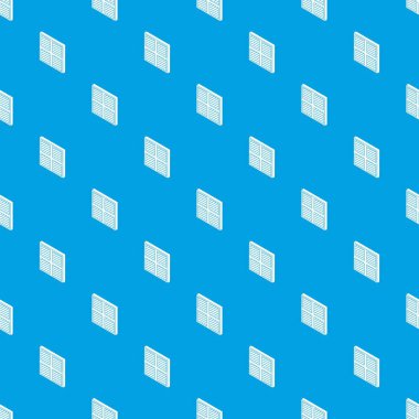 Kare penceresi kare desen vektör kesintisiz mavi