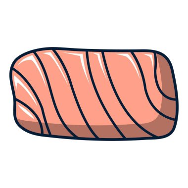 Somon simgesi, karikatür tarzı