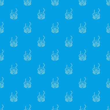 Maske koruma desen vektör kesintisiz mavi