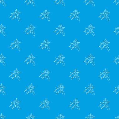 Arama böcek desen vektör kesintisiz mavi