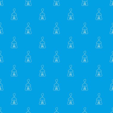 Zehir desen vektör kesintisiz mavi