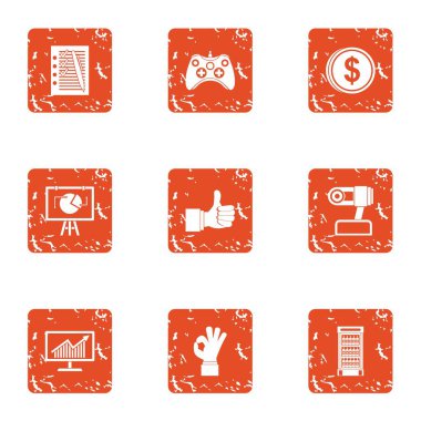 Ödeme günü simgeler kümesi, grunge tarzı